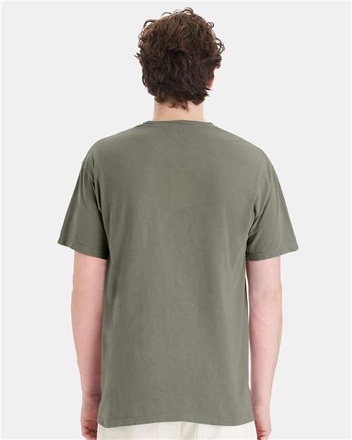 Garment-Dyed Pocket T-Shirt - OnModelBack - B35200773 - Faded Fatigue