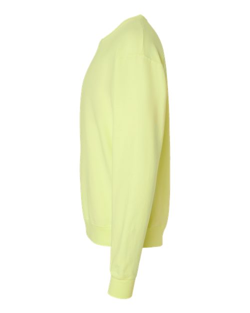 Garment-Dyed Crewneck Sweatshirt - DirectSide - B35700533 - Chic Lime