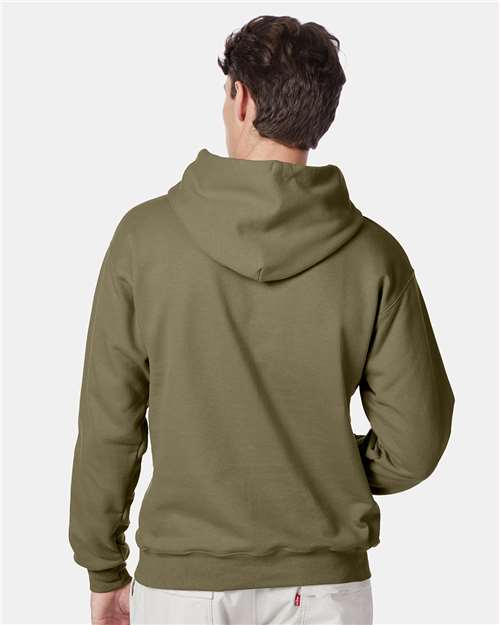Ultimate Cotton® Hooded Sweatshirt - OnModelBack - B22200683 - Oregano