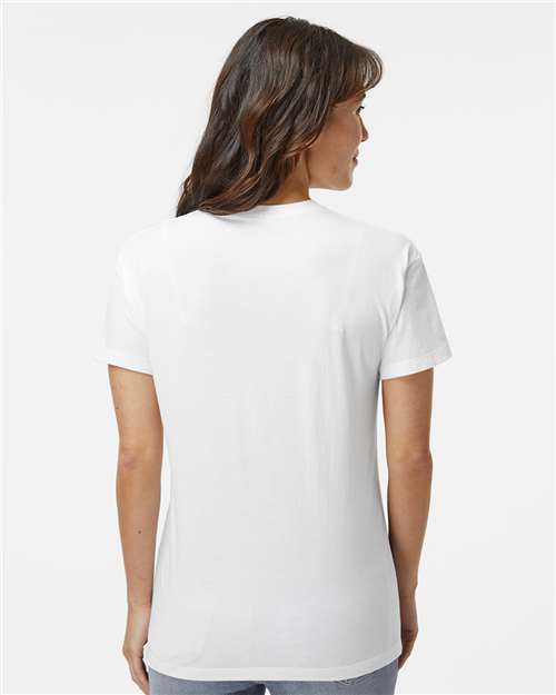Women's CVC Relaxed T-Shirt - OnModelBack - B03718012 - White