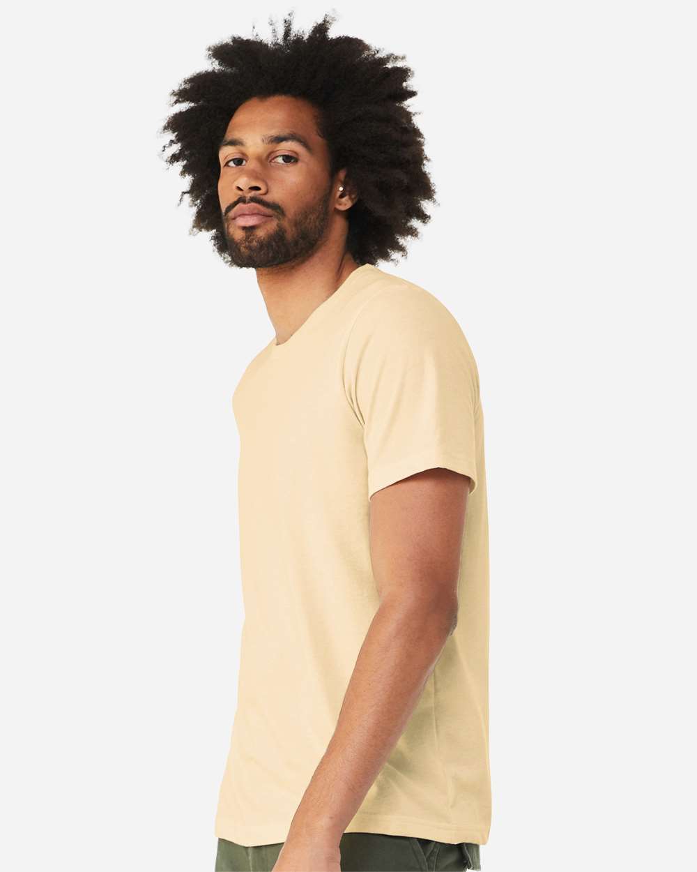 CVC Jersey Tee - OnModelSide - B00706462 - Heather Soft Cream