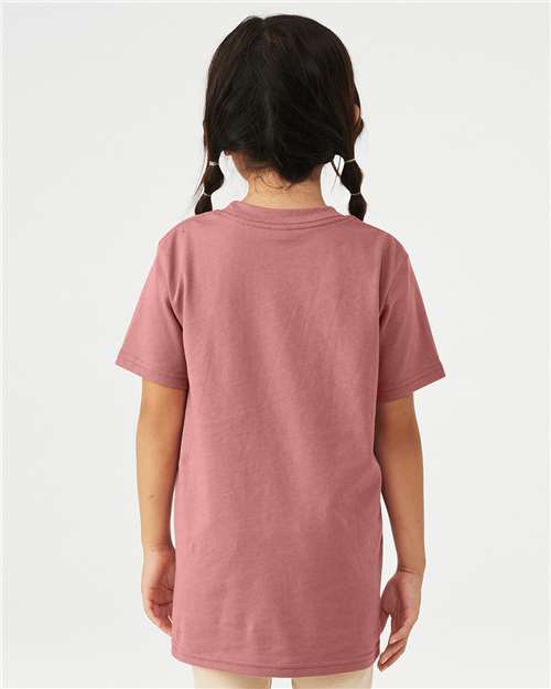 Youth Jersey Tee - OnModelBack - B38006333 - Mauve