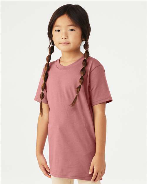 Youth Jersey Tee - OnModelSide - B38006333 - Mauve