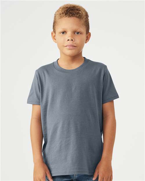 Youth Jersey Tee - OnModelFront - B38006683 - Steel Blue
