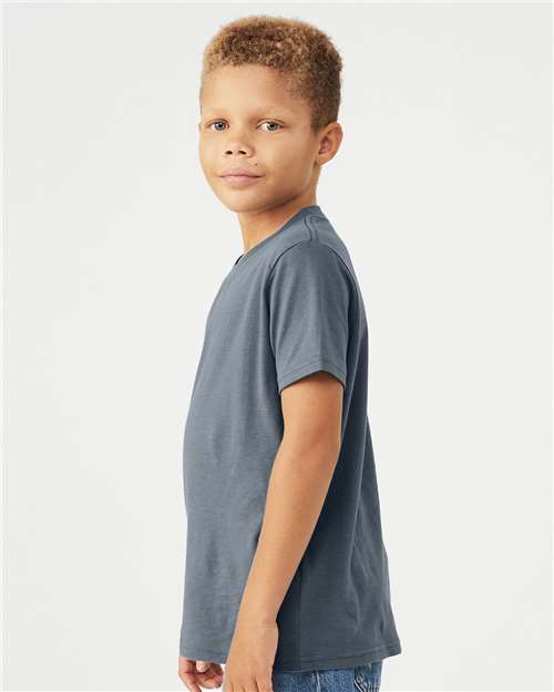 Youth Jersey Tee - OnModelSide - B38006683 - Steel Blue