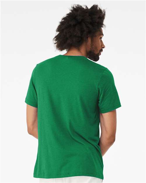 Triblend Tee - OnModelBack - B84706342 - Solid Kelly Triblend