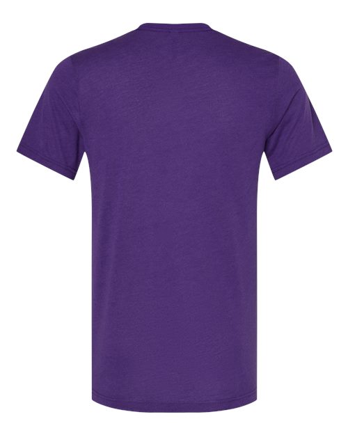 Triblend Tee - Back - B84706392 - Solid Team Purple Triblend