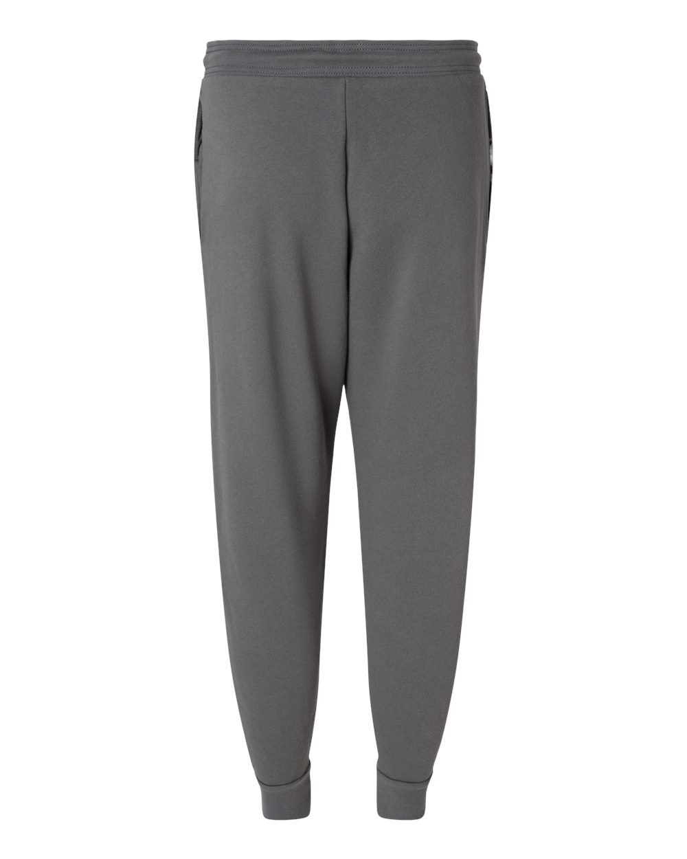 Unisex Sponge Fleece Jogger Sweatpants - Back - B36806592 - Asphalt