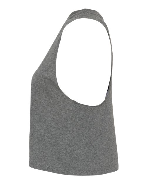 Women's Racerback Crop Tank - DirectSide - B19206033 - Deep Heather