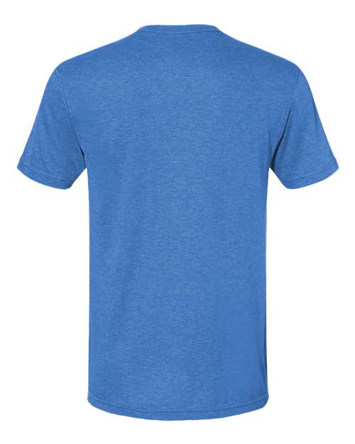 Softstyle® CVC T-Shirt - Back - B00260253 - Carolina Blue Mist