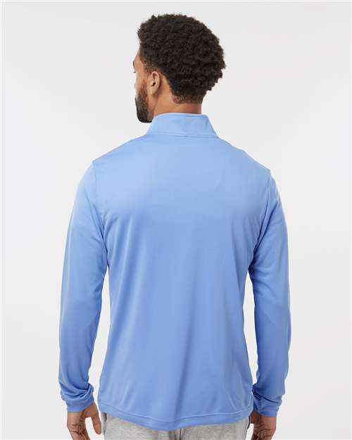 Lightweight Quarter-Zip Pullover - OnModelBack - B01153252 - Blue Fusion