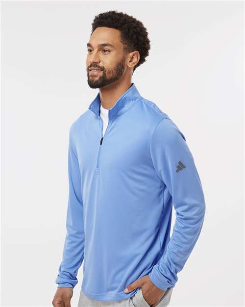 Lightweight Quarter-Zip Pullover - OnModelSide - B01153252 - Blue Fusion