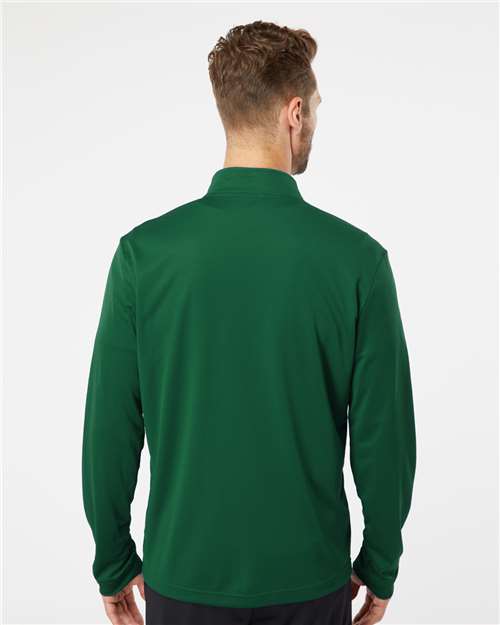 Lightweight Quarter-Zip Pullover - OnModelBack - B01153542 - Collegiate Green