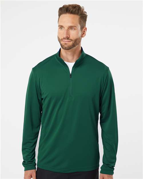 Lightweight Quarter-Zip Pullover - OnModelFront - B01153542 - Collegiate Green