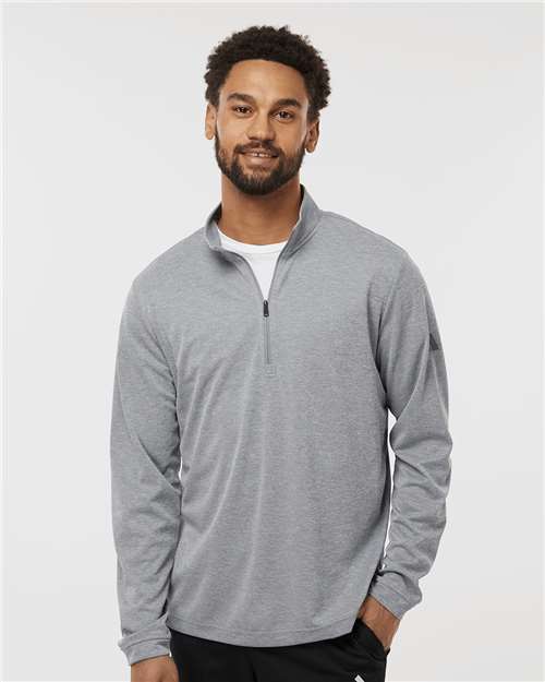 Lightweight Quarter-Zip Pullover - OnModelFront - B01153352 - Grey Three Melange