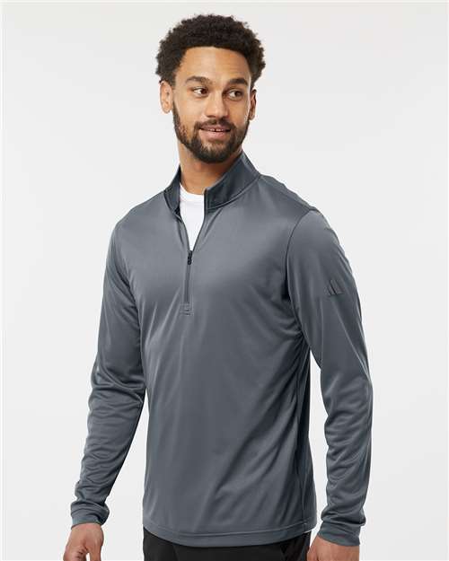 Lightweight Quarter-Zip Pullover - OnModelSide - B01153572 - Onix