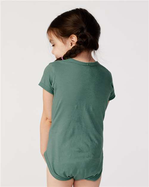 Infant Fine Jersey Bodysuit - OnModelBack - B33438811 - Basil
