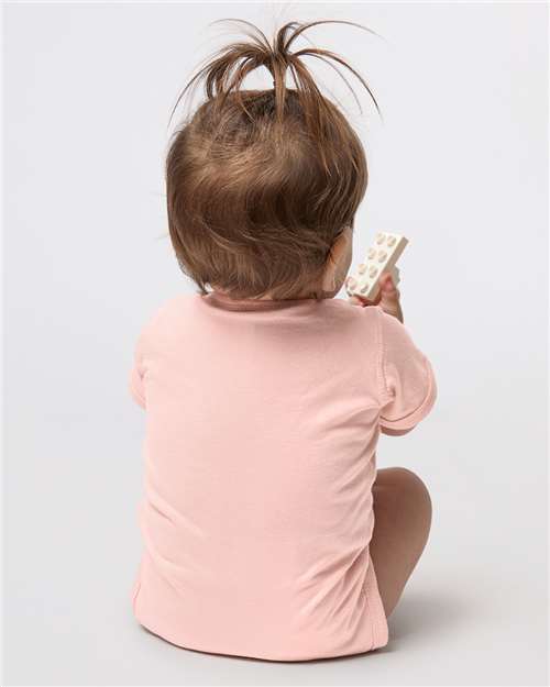 Infant Fine Jersey Bodysuit - OnModelBack - B33438321 - Blush
