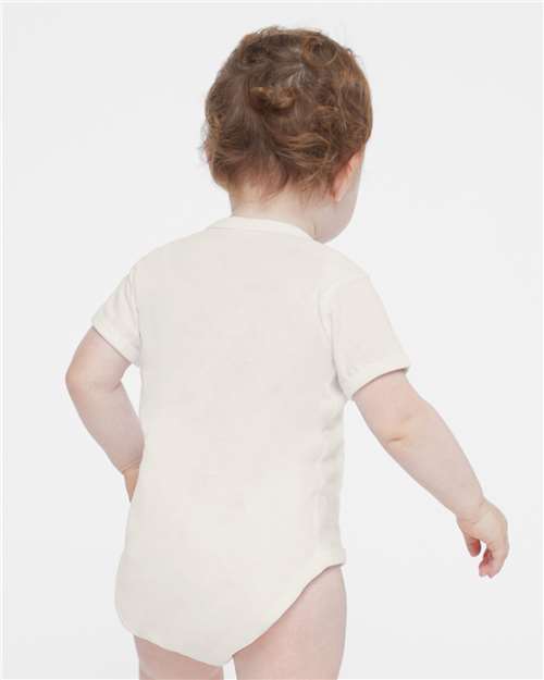 Infant Fine Jersey Bodysuit - OnModelBack - B33438801 - Porcelain