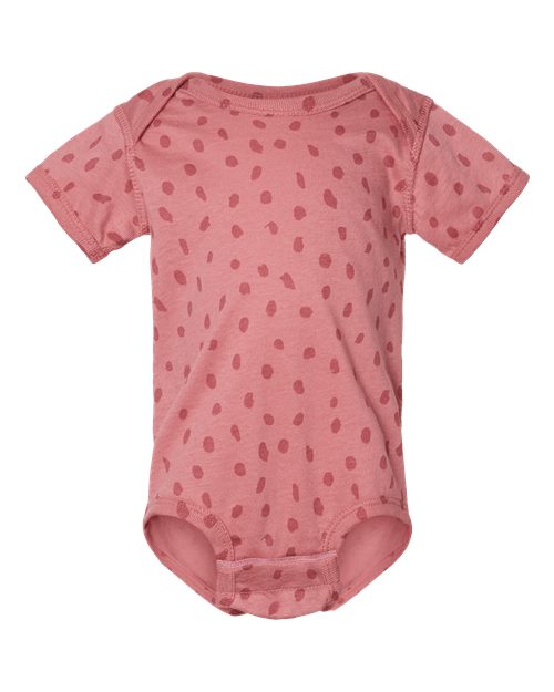 Infant Fine Jersey Bodysuit - Front - B33438451 - Mauvelous Spot