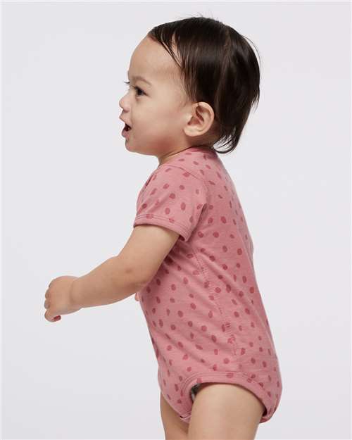 Infant Fine Jersey Bodysuit - OnModelSide - B33438451 - Mauvelous Spot
