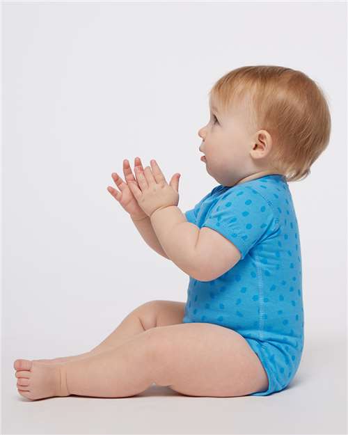 Infant Fine Jersey Bodysuit - OnModelSide - B33438341 - Tradewind Spot