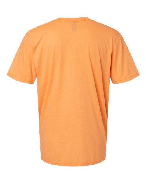 Softstyle® CVC T-Shirt - Back - B00260413 - Tangerine Mist