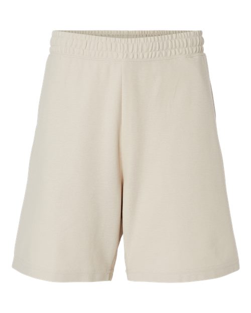 Pique Unisex Gym Shorts - Front - B03127243 - Bone