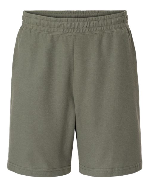 Pique Unisex Gym Shorts - Front - B03127913 - Lieutenant