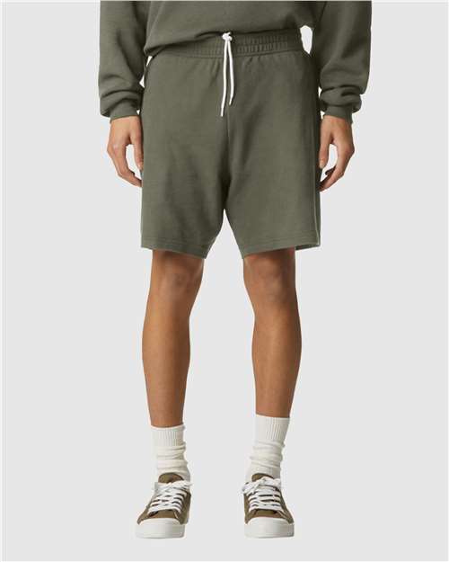 Pique Unisex Gym Shorts - OnModelFront - B03127913 - Lieutenant