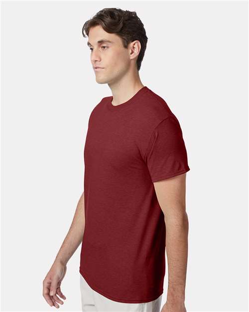 Perfect-T Triblend T-Shirt - OnModelSide - B34200533 - Athletic Cardinal Heather