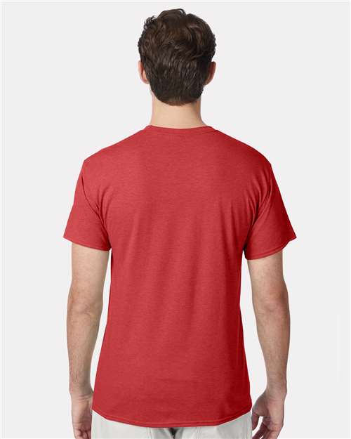Perfect-T Triblend T-Shirt - OnModelBack - B34200103 - Athletic Red Heather
