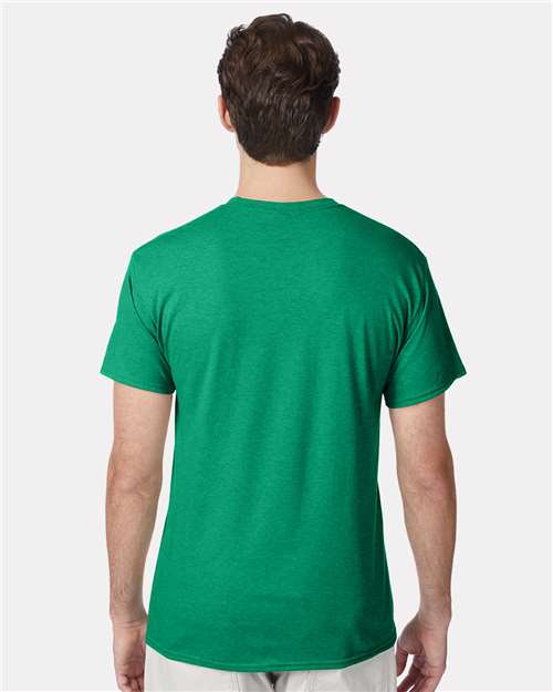 Perfect-T Triblend T-Shirt - OnModelBack - B34200613 - Kelly Green Heather