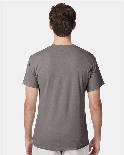 Perfect-T Triblend T-Shirt - OnModelBack - B34200353 - Stone Grey Heather