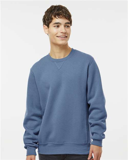 Dri Power® Crewneck Sweatshirt - OnModelFront - B60311253 - Vintage Blue