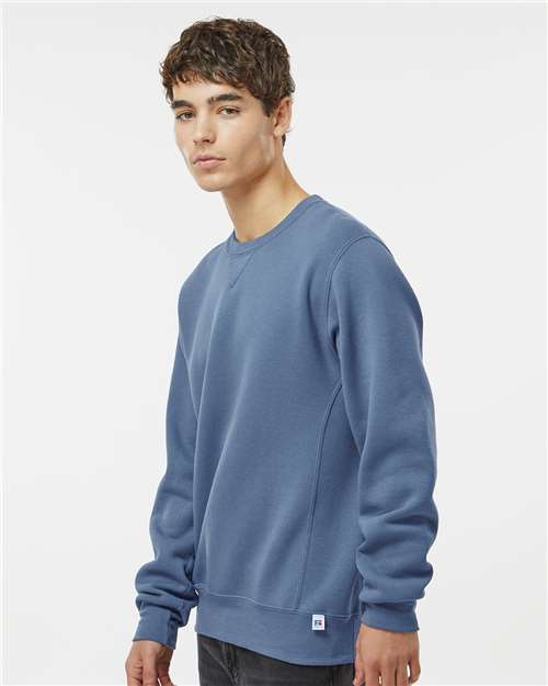 Dri Power® Crewneck Sweatshirt - OnModelSide - B60311253 - Vintage Blue