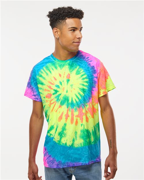Unisex Multi-Color Tie-Dyed T-Shirt - styleImage