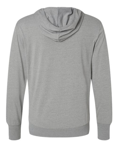 RecycledSoft™ Hooded Long Sleeve T-Shirt - Back - B10562582 - Steel Grey