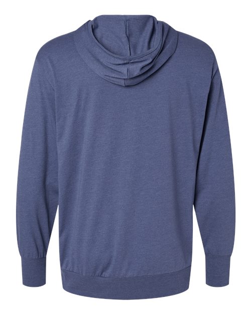 RecycledSoft™ Hooded Long Sleeve T-Shirt - Back - B10562112 - Vintage Royal