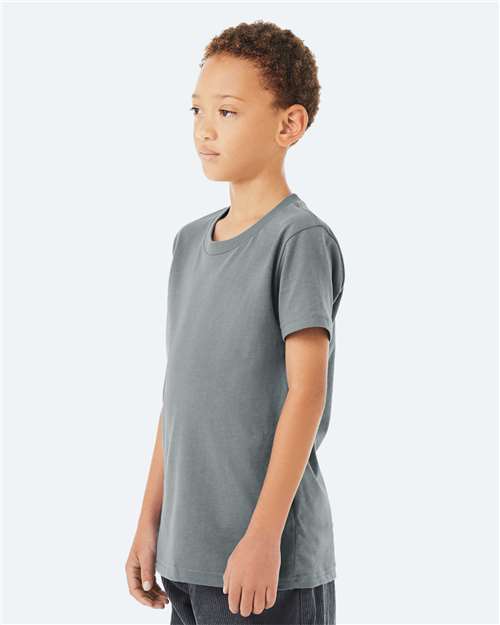 Youth Jersey Tee - OnModelSide - B38006803 - Blue Storm