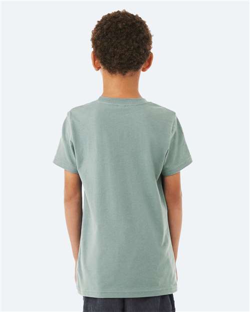Youth Jersey Tee - OnModelBack - B38006563 - Dusty Blue
