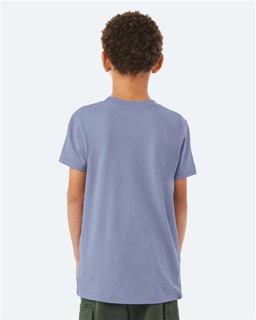 Youth Jersey Tee - OnModelBack - B38006513 - Lavender Blue