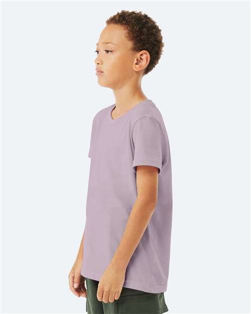 Youth Jersey Tee - OnModelSide - B38006453 - Light Violet