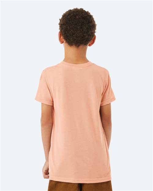 Youth Jersey Tee - OnModelBack - B38006383 - Peach