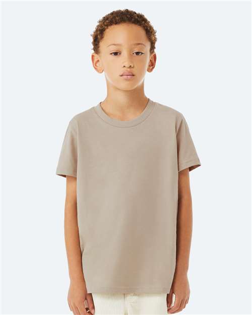 Youth Jersey Tee - OnModelFront - B38006203 - Tan