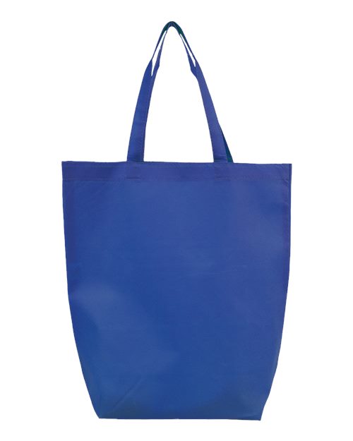 Non-Woven Gusset Bottom Tote - Back - B26195750 - Royal