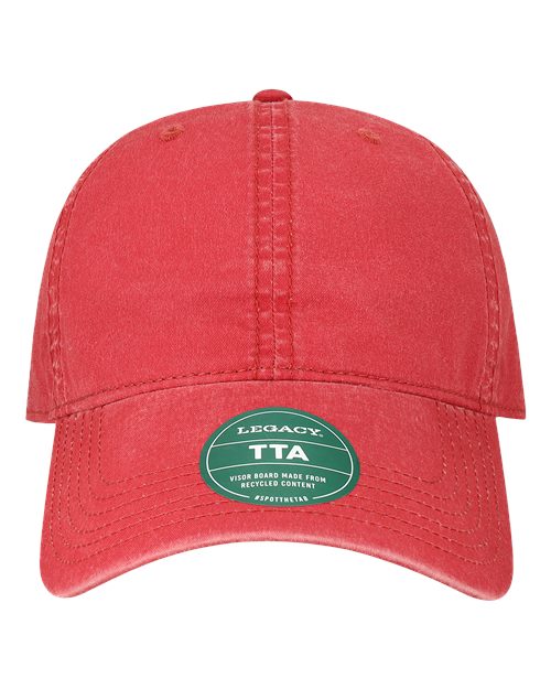 Terra Twill Cap - Front - B28595200 - Weathered Red