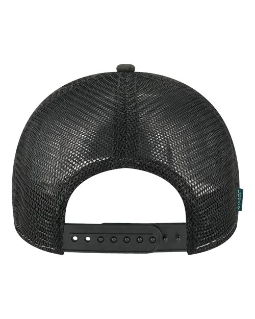 Mid-Pro Snapback Trucker Cap - Back - B93995510 - Black Z - Quilted