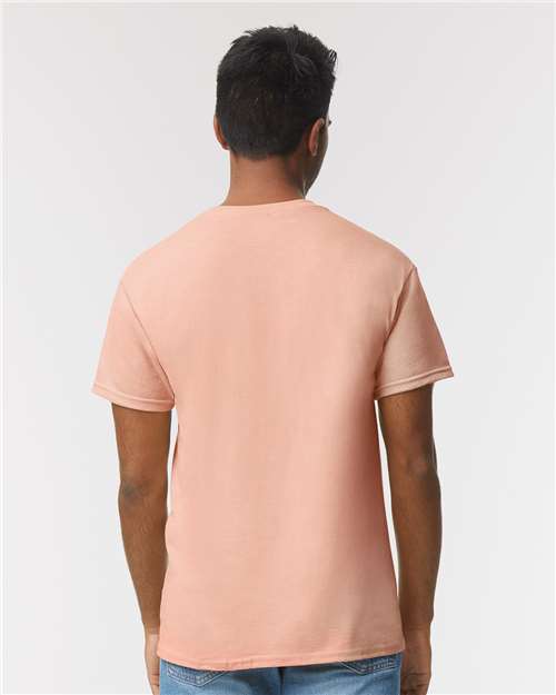 Heavy Cotton™ T-Shirt - OnModelBack - B00060333 - Dusty Rose