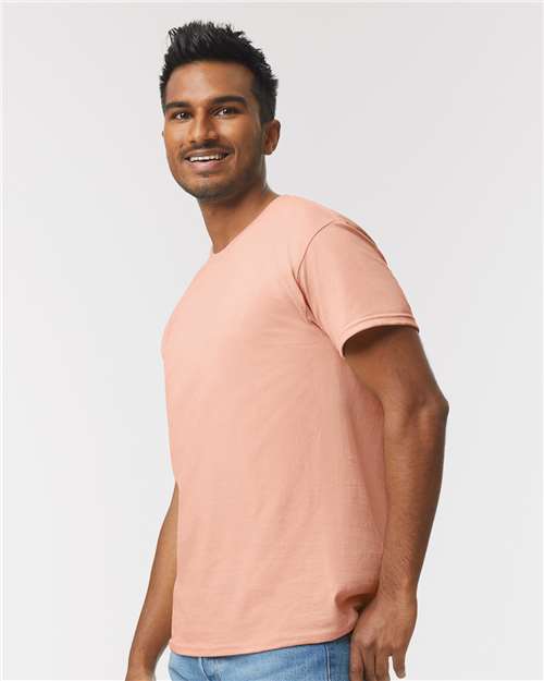 Heavy Cotton™ T-Shirt - OnModelSide - B00060333 - Dusty Rose